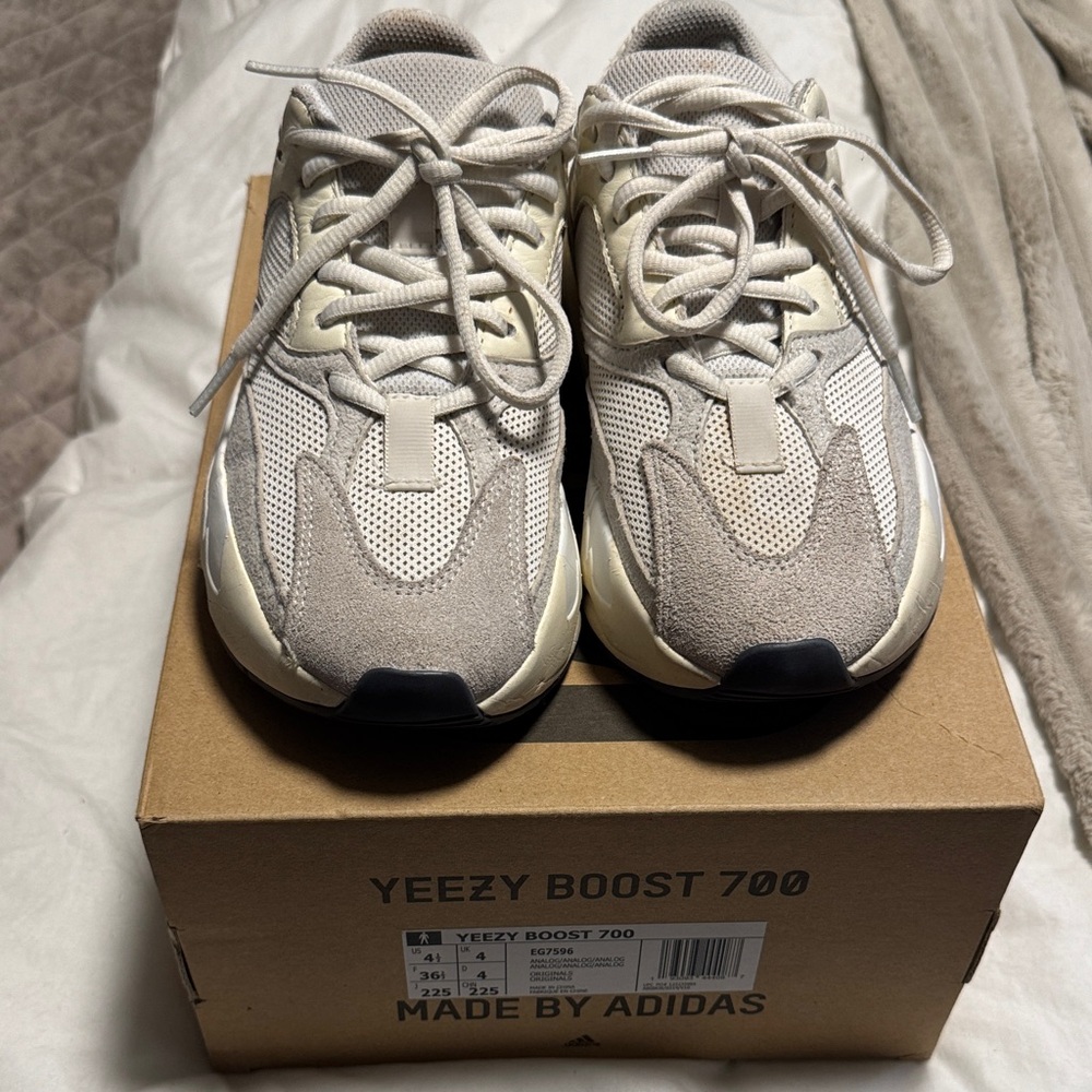 Adidas Yeezy Boost 700 in Cream and Gray